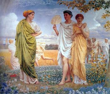Albert Joseph Moore : Loves of the Winds and the Seasons